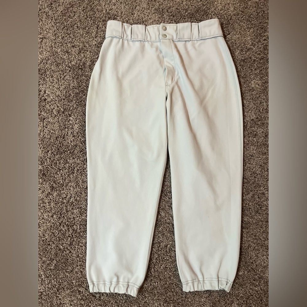 Vintage DeLong Baseball Pants Size 36 Light Baby‎ Blue Mens